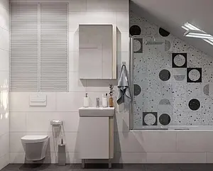 Шкаф-зеркало Aquaton Кантри 55 дуб верона 1A257702AHB20, 5