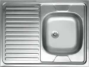 Мойка кухонная Vladiks нержавеющая сталь V-401R Мойка кухонная Vladiks нержавеющая сталь V-401R, 1
