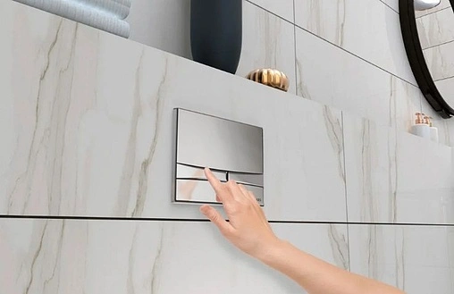 Клавиша смыва для унитаза BERGES Novum F1 040051 белый глянцевый