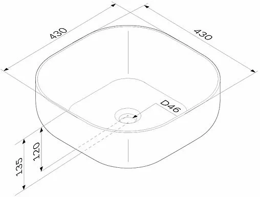 Раковина Am.Pm Func 43 белый M8FWCC30430WG