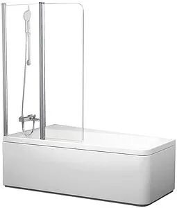 Шторка на ванну 1000мм прозрачное стекло Ravak 10° 10CVS2 100 L 7QLA0C03Z1 Шторка на ванну 1000мм прозрачное стекло Ravak 10° 10CVS2 100 L 7QLA0C03Z1, 1
