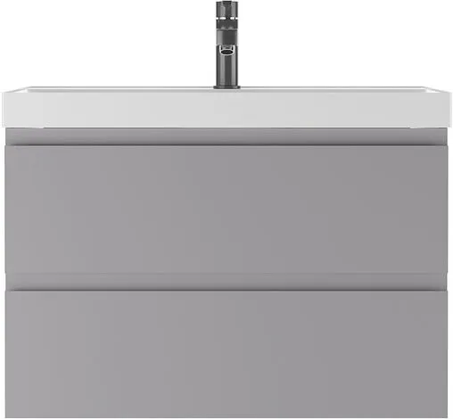 Тумба-умывальник подвесная Домино Graffo 80 светло-серый DGr2421T+4627173210188