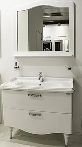 Зеркало Comforty Монако 100 белый 00004136986CF Зеркало Comforty Монако 100 белый 00004136986CF, 4