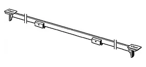 Решетка для лотка 300-1200мм Viega Advantix Vario 4965.31 686291, 4