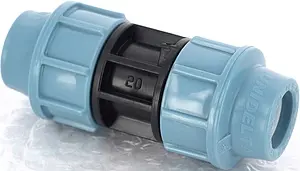 Муфта компрессионная соединительная 20мм x 20мм Unidelta 1001020000 Муфта компрессионная соединительная 20мм x 20мм Unidelta 1001020000, 3