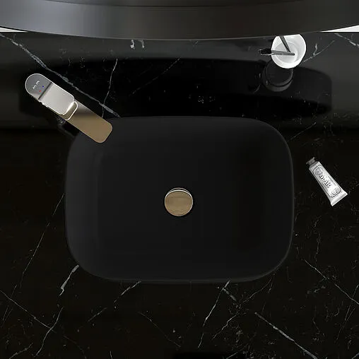 Раковина Am.Pm Func 45 черный матовый M8FWCC10450BM Раковина Am.Pm Func 45 черный матовый M8FWCC10450BM