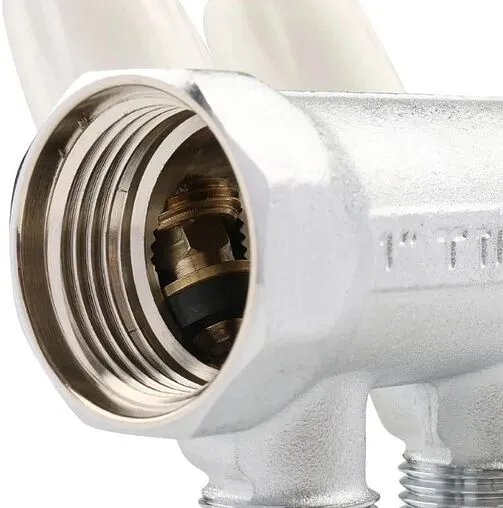 Коллектор регулирующий проходной 2 отвода 1&quot;в/н x ½&quot;н Tiemme MAXIMA 1860022