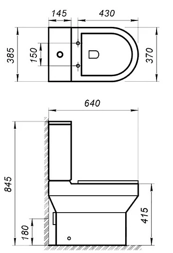 Чаша унитаза BelBagno Norma белый BB339CPR