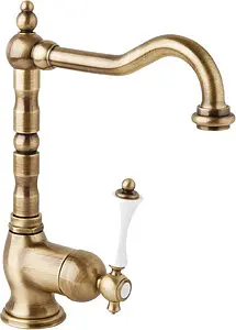 Смеситель для кухни Cezares Margot бронза/белый MARGOT-LLM2-02-Bi, 1