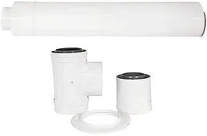 Комплект дымохода Ø 100/150мм L=1000мм для конденсационного котла De Dietrich DY 881 100011364, 1