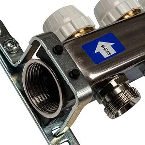 Группа коллекторная с расходомерами 3 отвода 1&quot;в/в x ¾&quot;ек Stout SMS 0917 000003, 5