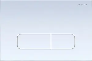 Клавиша смыва для унитаза Aquatek KDI-0000013 белый глянцевый Клавиша смыва для унитаза Aquatek KDI-0000013 белый глянцевый, 1
