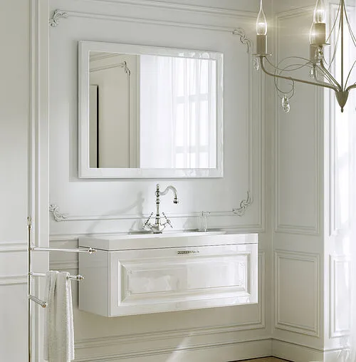 Зеркало Aqwella Empire 100 белый Emp.02.10/W Зеркало Aqwella Empire 100 белый Emp.02.10/W