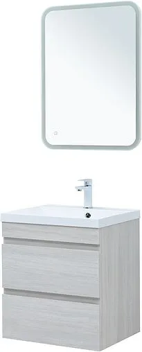 Тумба-умывальник подвесная Aquanet Нота New 60 дуб холден 00334203+00281220