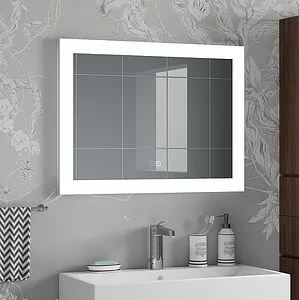 Зеркало с подсветкой Continent Relax Led 80x60 с подогревом белый ЗЛП122 Зеркало с подсветкой Continent Relax Led 80x60 с подогревом белый ЗЛП122, 4