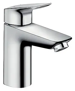 Смеситель для раковины Hansgrohe Logis 100 хром 71107000 Смеситель для раковины Hansgrohe Logis 100 хром 71107000, 1