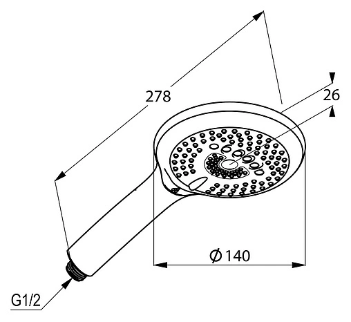Душевая стойка Kludi Freshline хром 6793005-00 Душевая стойка Kludi Freshline хром 6793005-00