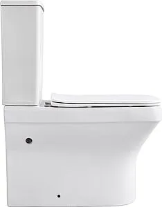 Унитаз-компакт безободковый Aquanet Elegant Rimless белый Elegant C1+Elegant C2 Унитаз-компакт безободковый Aquanet Elegant Rimless белый Elegant C1+Elegant C2, 3