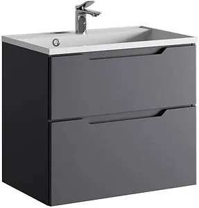 Тумба под умывальник подвесная Raval Wector 70 антрацит Wct.01.70/P/A/MD, 1