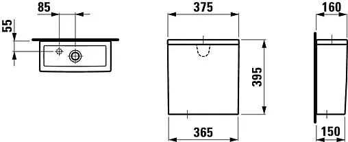 Бачок для унитаза Laufen New Classic белый 8.2885.3.000.873.1