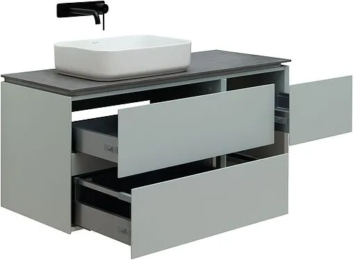 Тумба под умывальник подвесная Allen Brau Infinity 120 L папирус 1.21005.PWM