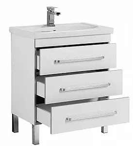 Тумба-умывальник напольная Aquanet Сиена 70 белый 00189225+00185343 Тумба-умывальник напольная Aquanet Сиена 70 белый 00189225+00185343, 5