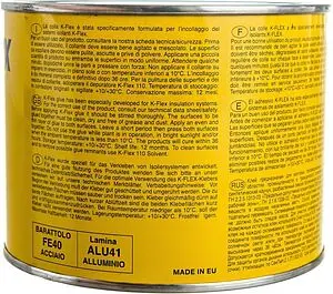 Клей для материалов изоляционных 0,5л K-FLEX K-414 850CL020002 Клей для материалов изоляционных 0,5л K-FLEX K-414 850CL020002, 3