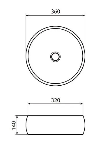Раковина Allen Brau Liberty 36 белый 4.32001.20