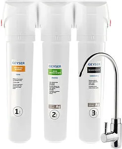 Фильтр под мойку для жесткой воды Гейзер Смарт Био 521 11056, 1