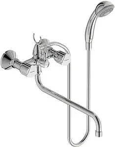 Смеситель для ванны с длинным изливом Vidima Eco хром BA163AA, 1