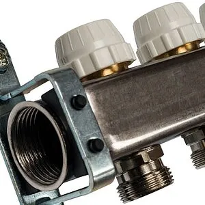 Группа коллекторная без расходомеров 3 отвода 1"в/в x ¾"ек Stout SMS-0932-000003 Группа коллекторная без расходомеров 3 отвода 1"в/в x ¾"ек Stout SMS-0932-000003, 5