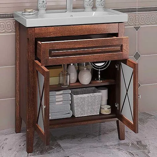 Тумба-умывальник напольная Opadiris Палермо 80 светлый орех 00-00002354+031200-u