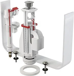 Комплект арматуры для бачка двухрежимный ⅜" латунь нижний AlcaPlast SA08ASK ⅜" CHROM Комплект арматуры для бачка двухрежимный ⅜" латунь нижний AlcaPlast SA08ASK ⅜" CHROM, 1