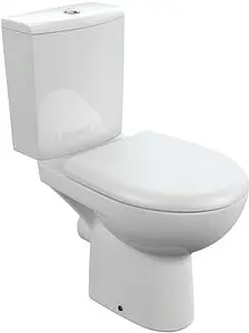 Унитаз-компакт безободковый Cersanit Nature New Clean On белый S-KO-NTR011-3/5-COn-DL-w Унитаз-компакт безободковый Cersanit Nature New Clean On белый S-KO-NTR011-3/5-COn-DL-w, 1