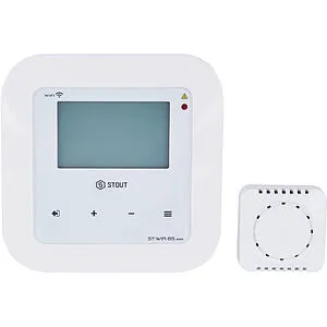 Беспроводной контроллер зонального управления Wi-Fi 8 зон НЗ 230В Stout ST-WIFI 8S mini белый STE-0101-100081, 1