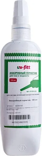 Клей-герметик анаэробный 100мл Uni-Fitt 692B0100