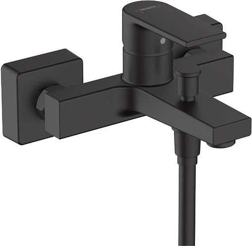 Смеситель для ванны Hansgrohe Vernis Shape чёрный матовый 71450670