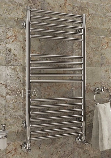 Полотенцесушитель водяной лесенка Terminus Альба П17 500х1045 полированная сталь 4620768886553