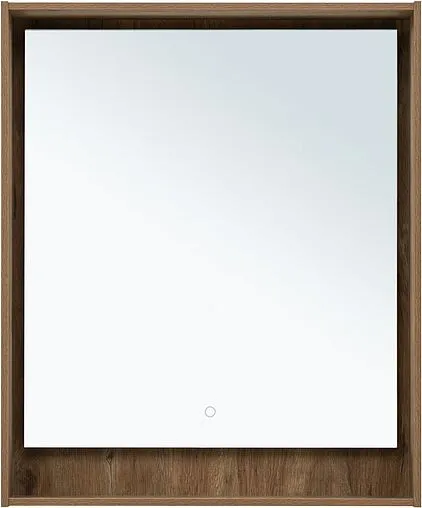 Зеркало с подсветкой Aquanet Милан 80 дуб рустикальный 00336400