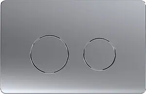 Клавиша смыва для унитаза Azario AZ-8200-0083/AZ-P57-0110 хром матовый, 1