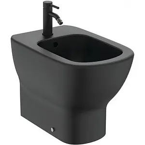 Биде напольное Ideal Standard Tesi Silk Black черный матовый T3540V3 Биде напольное Ideal Standard Tesi Silk Black черный матовый T3540V3, 3