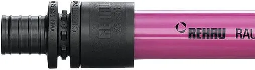 Труба сшитый полиэтилен Rehau Rautitan pink 25 x 3.5 мм PE-Xa EVAL бухта 50м 11360623050