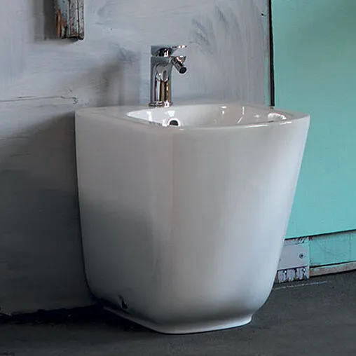 Биде напольное Kerasan Tribeca белый 512001