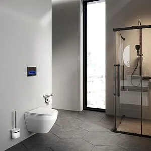 Унитаз подвесной безободковый Am.Pm Spirit 2.0 FlashClean белый матовый C701700MWSC Унитаз подвесной безободковый Am.Pm Spirit 2.0 FlashClean белый матовый C701700MWSC, 5