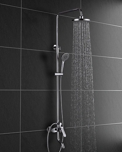 Душевая система со смесителем для ванны D&amp;K Venice.Rialto хром DA1063701B14
