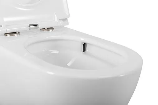 Унитаз подвесной безободковый Cezares Relax Tornado белый CZR-3806-53-TH-TOR/SC