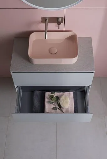 Тумба-умывальник подвесная Allen Brau Infinity 85 папирус 1.21001.PWM+