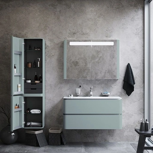 Шкаф-зеркало Am.Pm Sensation 100 мятный M30MCX1001GG