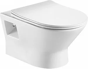 Унитаз подвесной безободковый Hansmann keramik Compact белый УНИ0001, 1