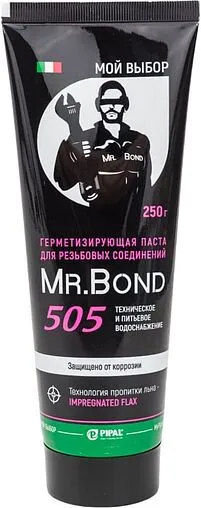 Паста уплотнительная 250г Mr.Bond QuickSPACER 505 5050500250